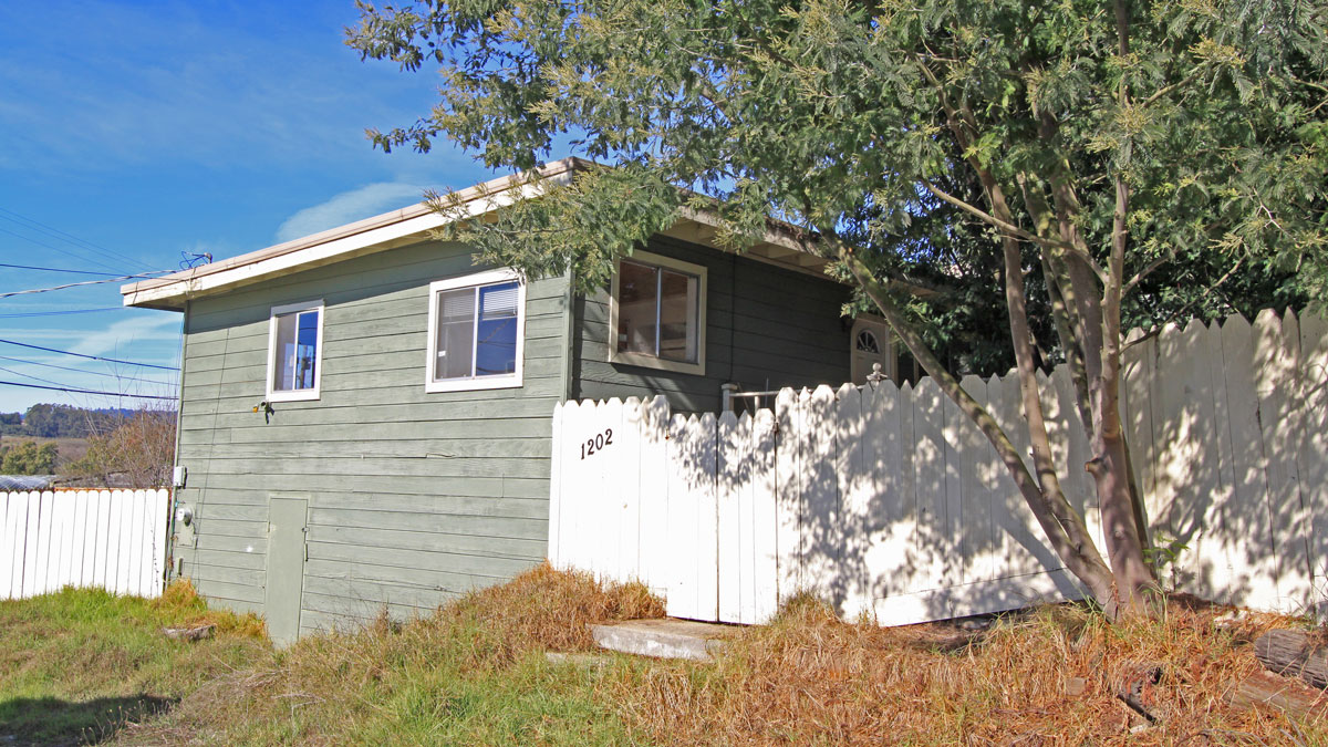 This nice house is on a corner lot with nice views.