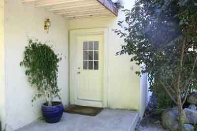The front entry.
